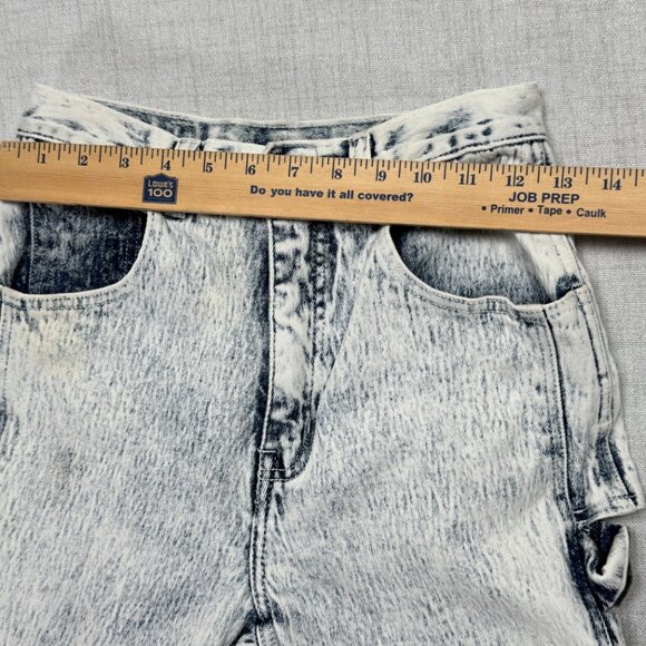 Vintage TRAFFIC Side Ribbon Ice Wash Slim Fit Jeans High Waist Size W26xL28.5 - Picture 12 of 16